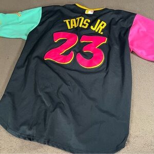 FERNANDO TATIS JR. #23 NIKE SAN DIEGO PADRES CITY CONNECT PINK TEAL XXL JERSEY